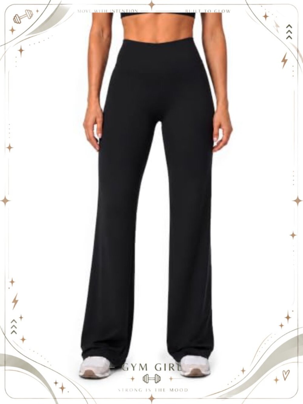 Seamless Flare Leggings High Waist Tall Yoga Pants Nylon Spandex